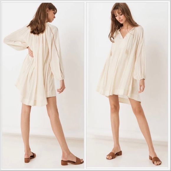 NEW Spell & Gypsy Collective Love Me Not Tunic Dress in Cream - Picture 14 of 15